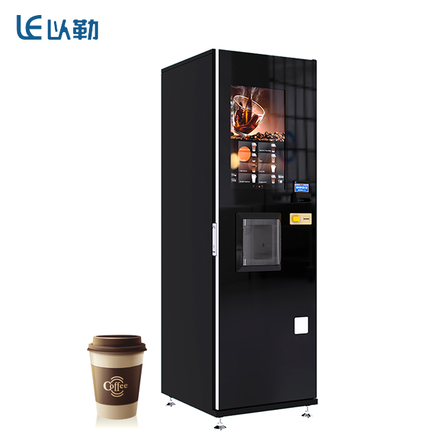 Bean To Cup Espresso Coffee Vending Machine สำหรับร้านค้า